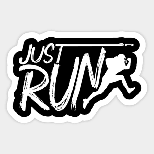 Just Run Sticker